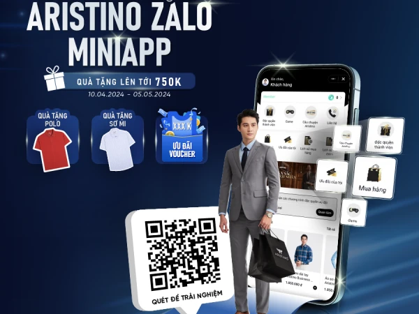 ARISTINO chính thức ra mắt kênh bán hàng mới Zalo Mini App