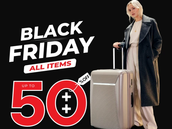 Samsonite ưu đãi đặc biệt 50% tất cả Sp vali, balo, túi xách...