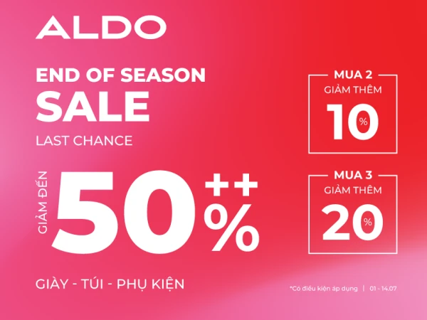 ALDO | DEAL CHỒNG DEAL SALE UP TO 50%++