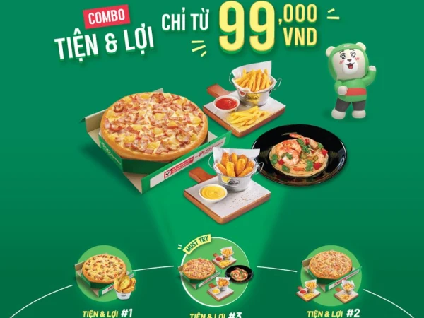 The Pizza Company | Combo tiện & lợi chỉ từ 99.000vnd