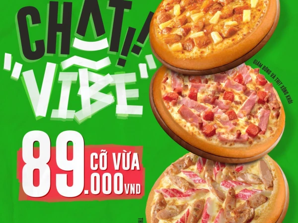 The Pizza Company- Menu chất Vibe