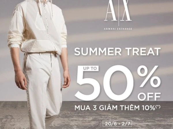 A|X ARMANI EXCHANGE - EXTRA DEAL FOR SUMMER