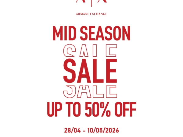 ARMANI EXCHANGE MID SEASON SALE | UP TO 50% OFF