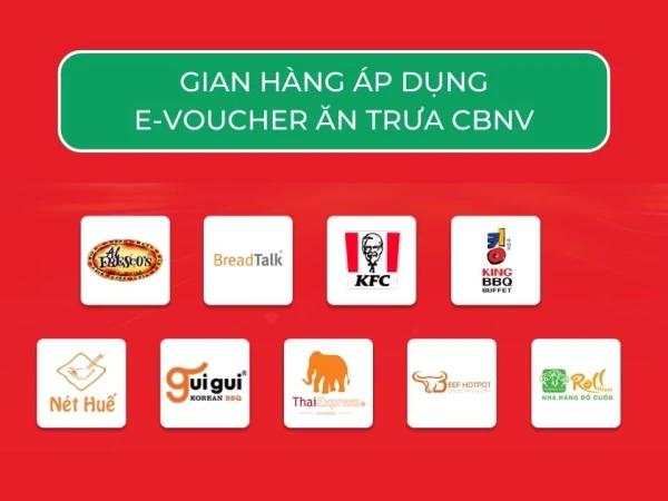 Gui Gui - Gian hàng áp dụng E-voucher ăn trưa CBNV