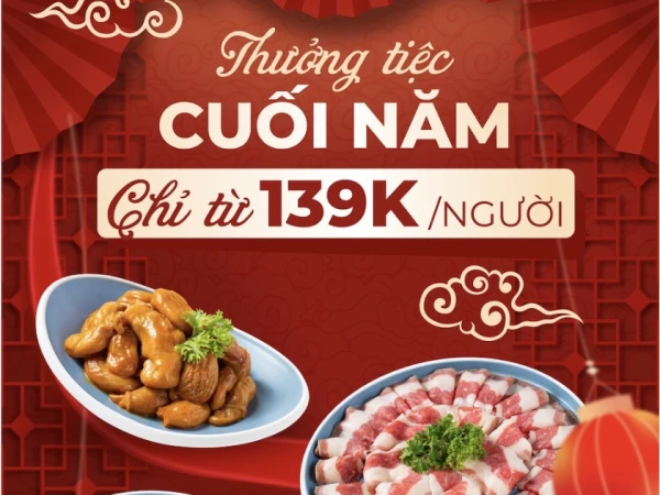 MỞ TIỆC RỘN RÀNG CÙNG BUFFET LẨU ĐÀI CHỈ TỪ 139K