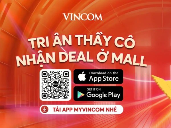 Danh sách gian hàng áp dụng E-voucher tại Vincom Center Nguyễn Chí Thanh