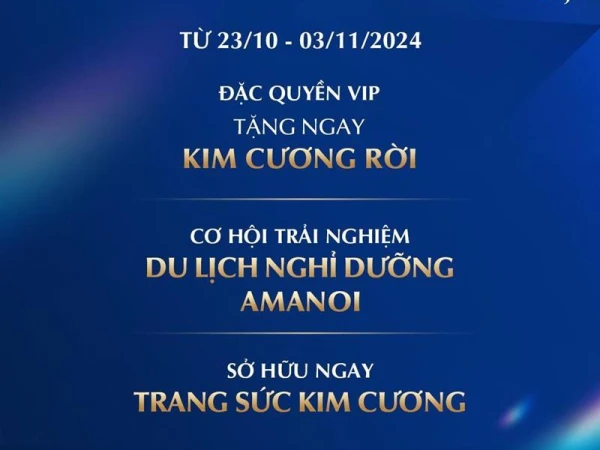 ƯU ĐÃI KIM CƯƠNG PNJ - MÓN QUÀ NÂNG TẦM PHÁI ĐẸP