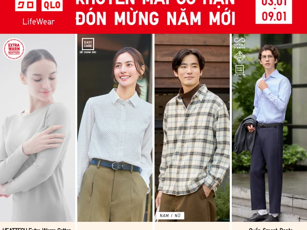 UNIQLO ROYAL CITY - SIÊU SALES ĐẦU NĂM