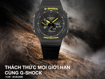 G-SHOCK Khuyến Mãi 9 Ngày: Mua 2 Giảm 20%, Nhận Quà Tặng CASIO Hấp Dẫn