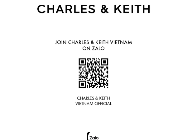 Chào mừng đến với Zalo Account Official của CHARLES & KEITH Việt Nam