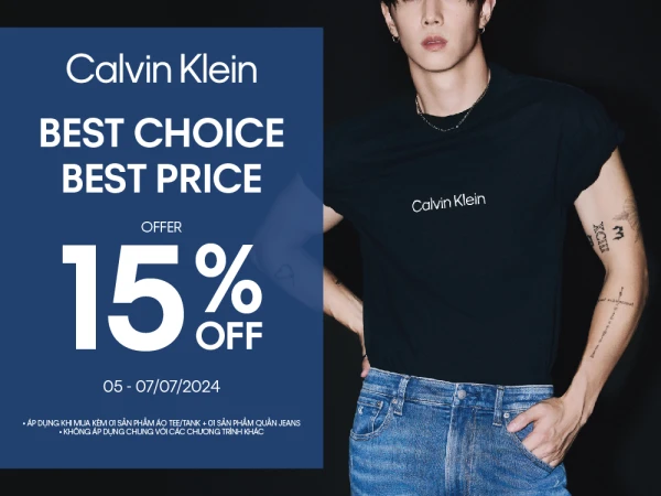 CALVIN KLEIN BEST CHOICE BEST PRICE - OFFER 15% OFF