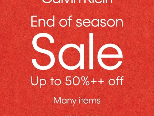 CALVIN KLEIN END OF SEASON SALE - UP TO 50%++ MANY ITEMS