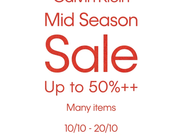 CALVIN KLEIN | MID SEASON SALE UP TO 50%++ MANY ITEMS