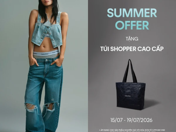 CALVIN KLEIN | SUMMER OFFER - TẶNG TÚI SHOPPER CAO CẤP