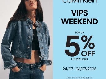 CALVIN KLEIN | VIPS WEEKEND - TOP UP 5% OFF