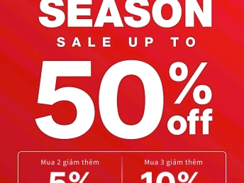 END OF SEASON SALE – ĐẠI TIỆC MUA SẮM CUỐI MÙA
