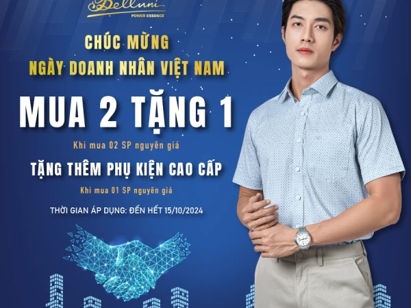 BELLUNI - VINCOM HÀ TĨNH - QUÀ TẶNG KHỦNG ĐẾN 750.000Đ! MỪNG NGÀY DOANH NHÂN VIỆT NAM CÙNG BELLUNI