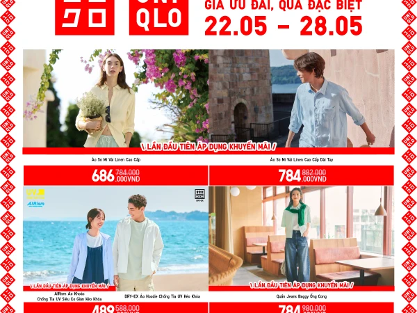🎉 CHÀO ĐÓN TUẦN LỄ CẢM ƠN - KHUYẾN MÃI LỚN TẠI UNIQLO