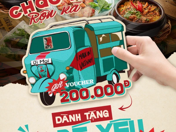 GIA ĐÌNH CÓ BÉ ĐẾN CHƠI – DÌ MAI TẶNG NGAY VOUCHER 200K!