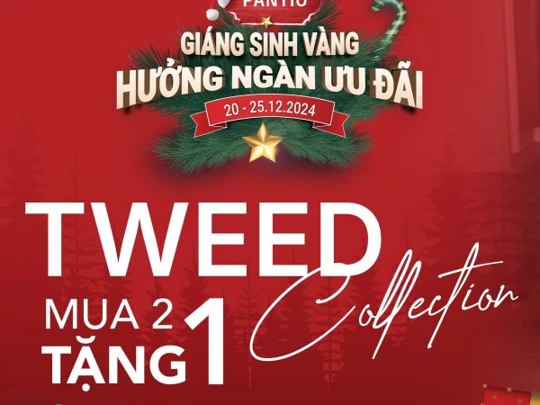 PANTIO 𝐌𝐄𝐑𝐑𝐘 𝐂𝐇𝐑𝐈𝐒𝐓𝐌𝐀𝐒 | Tỏa Sáng Đêm Giáng Sinh Với Set Dạ Tweed Thời Thượng