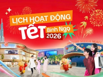 VINCOM KHAI XUÂN HỨNG KHỞI – VUI TẾT THẢNH THƠI 🧧