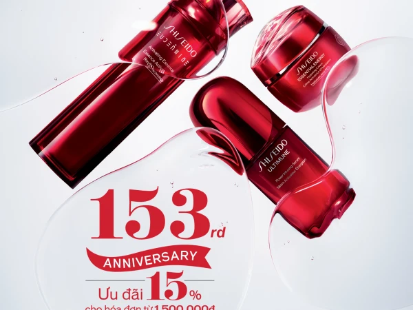 Shiseido - Mừng 153 năm shiseido cùng bạn đánh thức vẻ đẹp bền vững