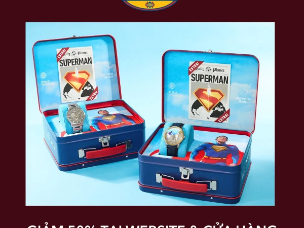 ⚡️Dành riêng cho fan Superman: GIẢM MẠNH 50% cho bộ sưu tập Superman x Fossil.