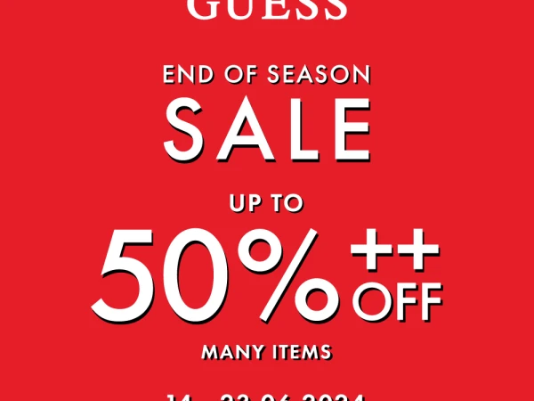 GUESS END OF SEASON SALE - UP TO 50%++ OFF MANY ITEMS