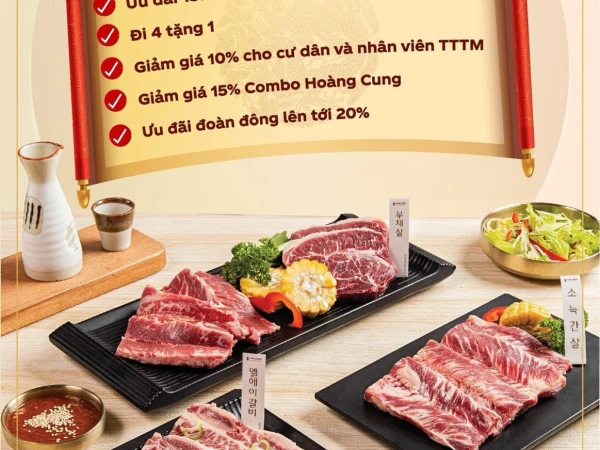 KING BBQ Đầu tháng ngập tràn hứng khởi với ưu đãi từ King BBQ