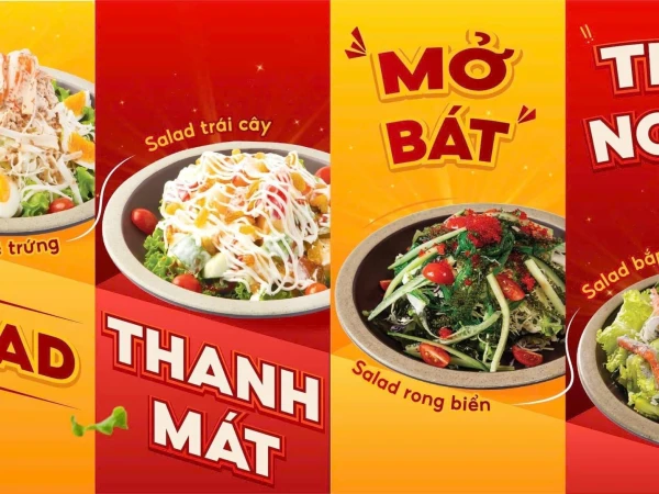 KING BBQ [Miền Nam] 🥗 SALAD THANH MÁT - MỞ BÁT TIỆC NGON