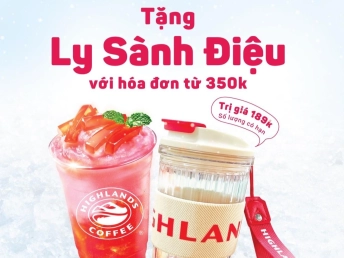 Highlands Coffee- Deal siêu hot - Quà siêu xinh