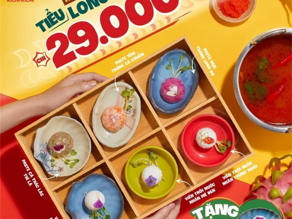 KICHI KICHI Ra mắt tiểu long viên - ăn siêu ghiền chỉ 29k/khay tại Kichi Kichi