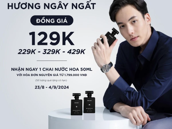 JOHN HENRY ừ ngày 23/8 - 4/9/2024, JOHN HENRY mang đến ưu đãi đồng giá chỉ từ 129K cho hàng loạt sản phẩm thời trang ấn tượng, giúp bạn tạo dấu ấn phong cách nổi bật.