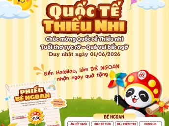 QUỐC TẾ THIẾU NHI 2026 – TUỔI THƠ RỰC RỠ, QUÀ VUI BẤT NGỜ