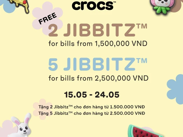 Sắm Crocs Xinh, Rinh Jibbitz
