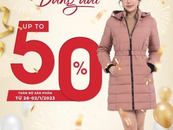 IVY MODA sale tới 50% sản phẩm áo phao dáng dài