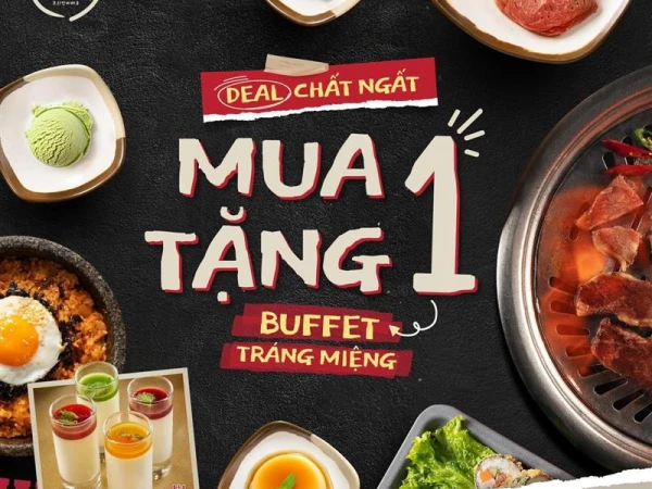 Gogi House- Tặng Buffet tráng miệng không giới hạn