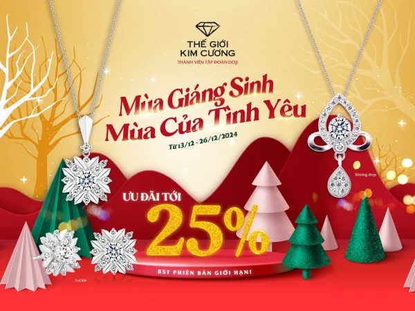 Thế giới kim cương- Ưu đãi mùa giáng sinh