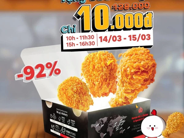 🔥 GRAND OPENING bb.q Chicken Vincom Chí Linh SỰ KIỆN CỰC HOT, DEAL CỰC KHỦNG! 🔥