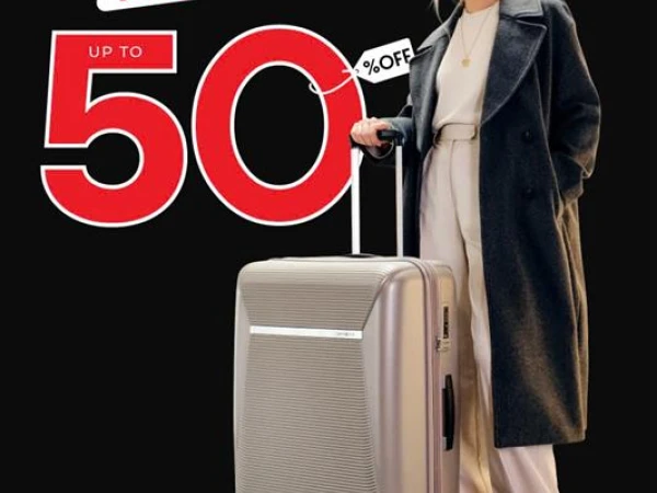 Samsonite- ưu đãi đặc biệt tiết kiệm đến 50%