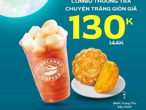 Highlands: Combo thưởng trà giòn giã chuyện trăng