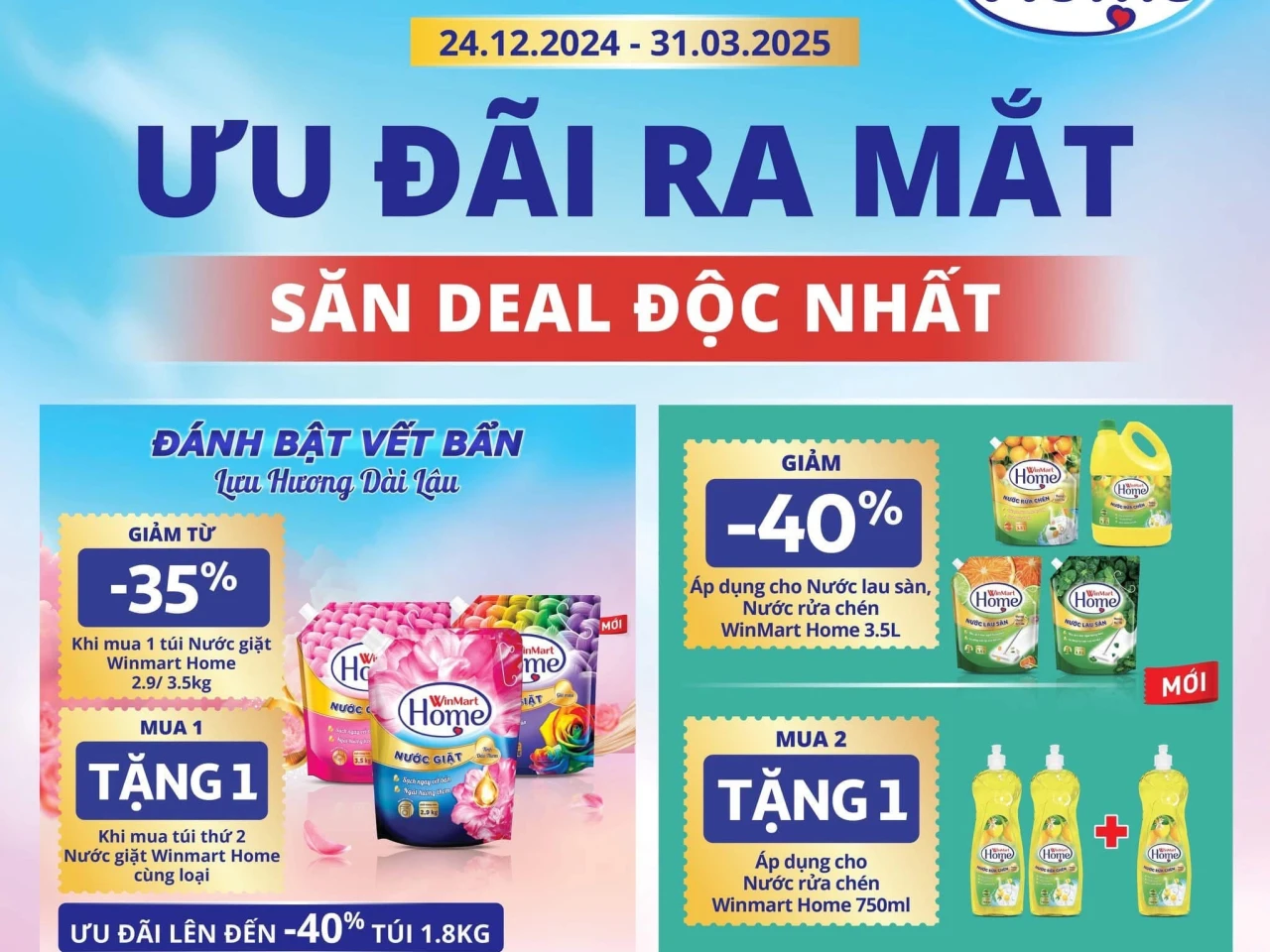 Winmart Home đón chào khởi đầu mới-vô vàn ưu đãi hấp dẫn