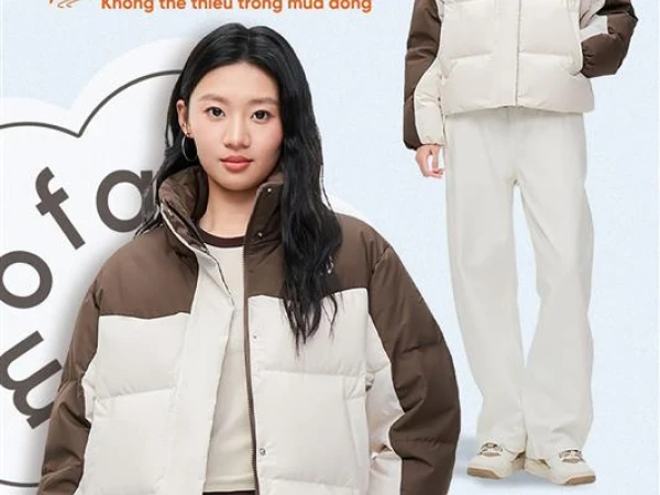 X TEP ĐÓN GIÓ LẠNH CÙNG ÁO PHAO LÔNG VŨ