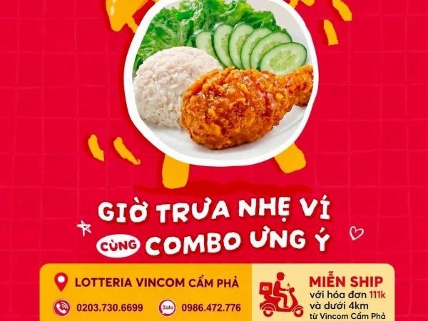 🍽️ GIỜ TRƯA NHẸ VÍ – CÙNG COMBO ƯNG Ý 🍽️