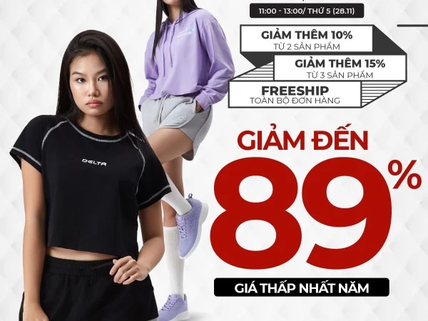 Delta: Giá thấp nhất năm- Săn deal giảm đến 89% Black Friday