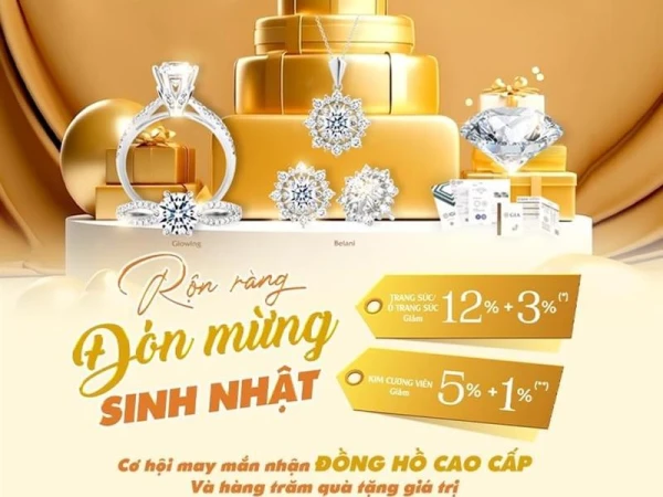 Thế giới kim cương- chào tháng 12 ưu đãi lên đến 12%+3%