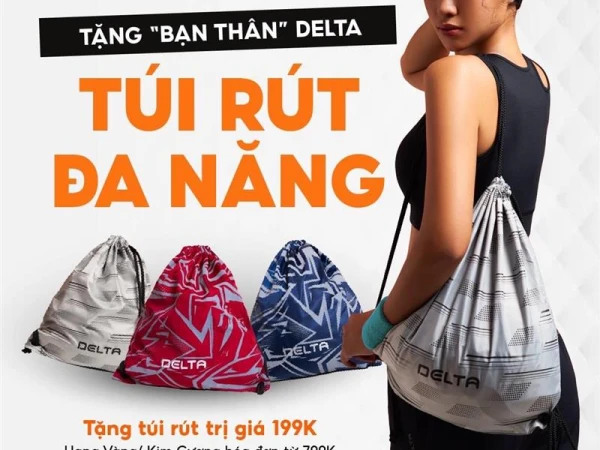 Delta: Tặng túi rút đa năng trị giá 199K