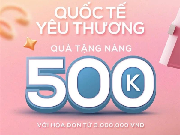 Maxxsport- Quốc tế yêu thương quà tặng nàng 500k