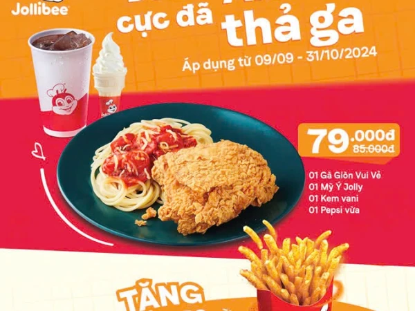 SIÊU ƯU ĐÃI COMBO TẠI JOLLIBEE VINCOM PLAZA SÓC TRĂNG