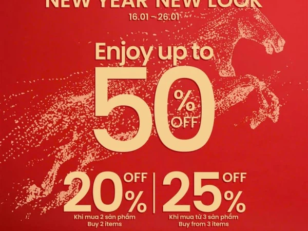 GIORDANO NEW YEAR NEW LOOK – SĂN DEAL ĐÓN TẾT TỚI 50%++
